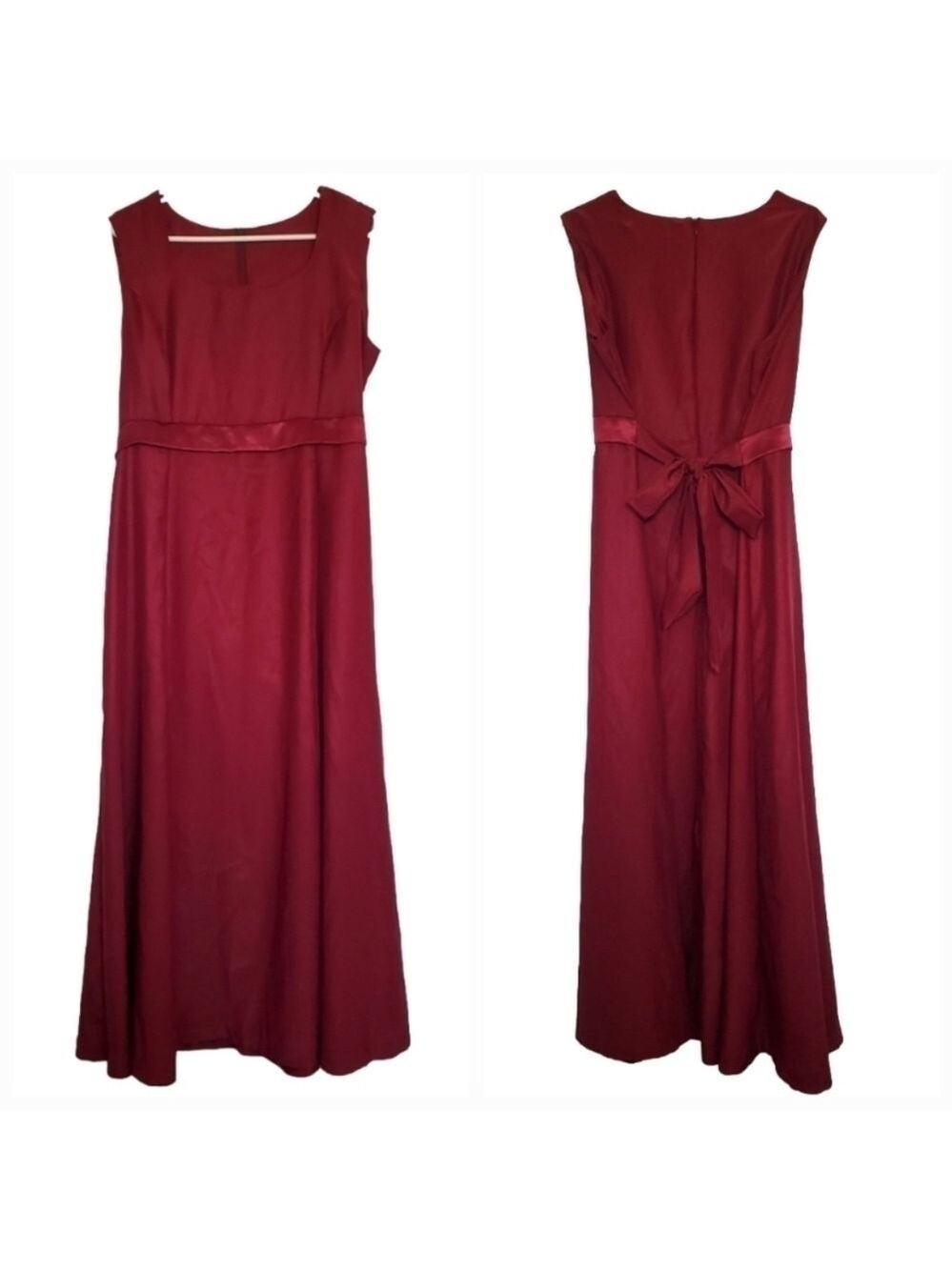 TUXEDO WHOLESALER  CHOIR CONCERT ATTIRE DRESS FULL LENGTH BURGUNDY WOMENS ( 12 )
